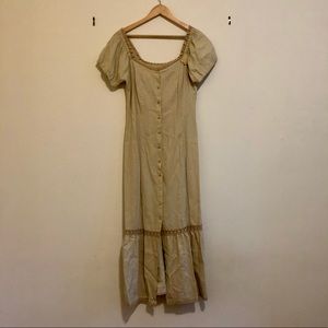 Authentic Vintage 70s Cottagecore Dress